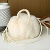 Сумка Cloud Bag Plush Bag Универсальная сумка через плечо Милая и модная зимняя сумка