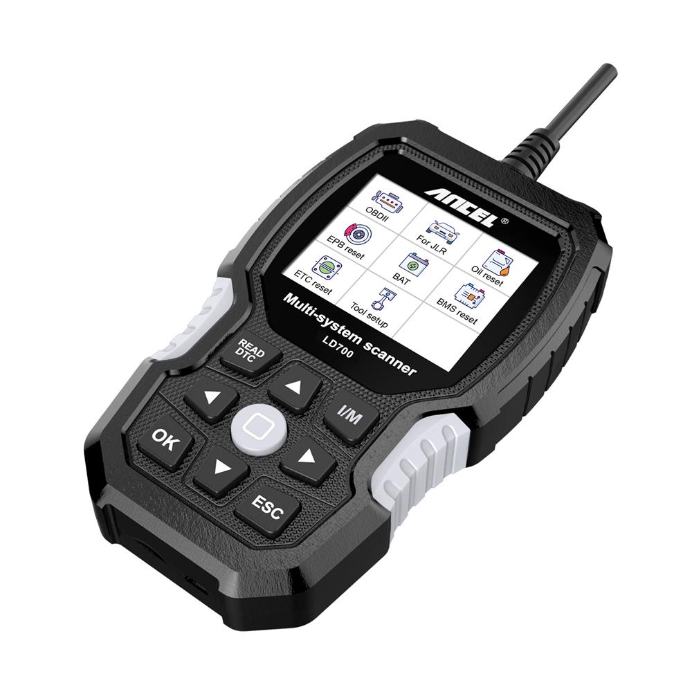 Для Land Rover Jaguar Автомобильный Диагностический Инструмент Всей Системы ANCEL LD700 OBD2 Сканер EPB BMS DPF ABS TPMS Сброс Масла OBDII Считыватель Кодов
