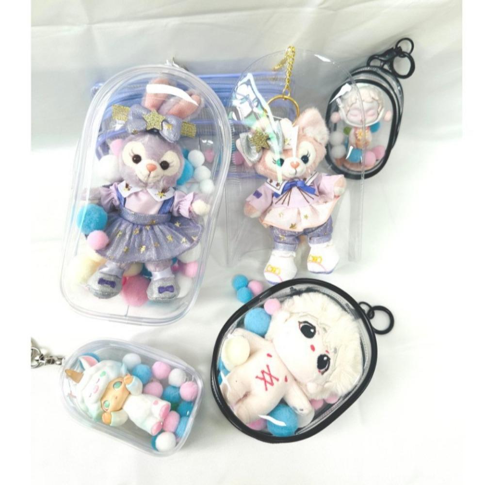 Сумка для прогулок для младенцев 20 см, ПВХ-дисплей с высокой прозрачностью, холст, виниловая плюшевая игрушка-подвеска, сумка для сушки на солнце для использования на открытом воздухе