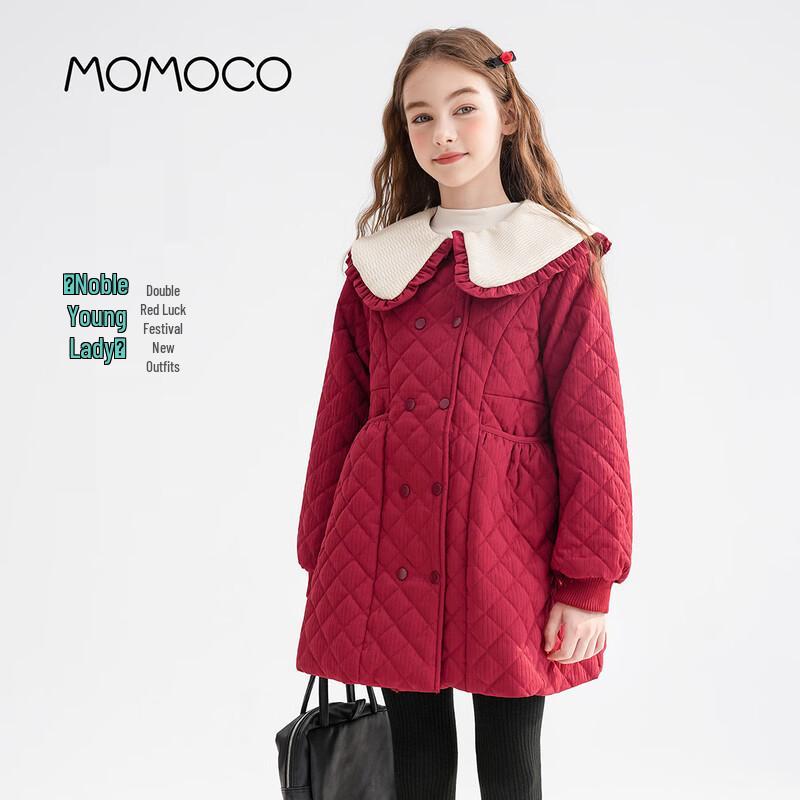 Детская ретро зимняя утепленная куртка MOMOCO для девочек