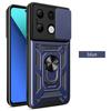 Slide Camera Armor Funda for Redmi Note 13 4G Case Ring Stand Protect Phone Cover for Xiaomi Redmi Note 13 4G Capa