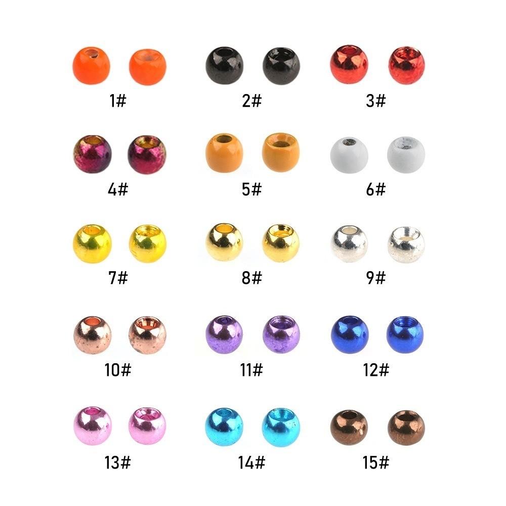 multicolor Copper Beads 3.0mm/4.0mm/5.0mm Fishing Bead Hot Fly Tying Material Fly Fishing