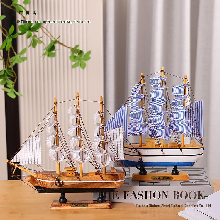 Орнамент Парусная лодка - Модель для украшения дома или офиса