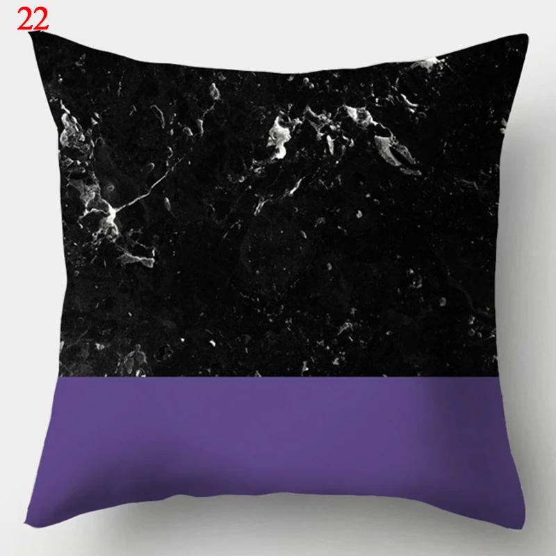 Purple Geometric Pillowcase Decorative Cushion Cover Home Sofa Decor Square Throw Pillow Covers 45*45 Pillowcases40x40cm 50x50