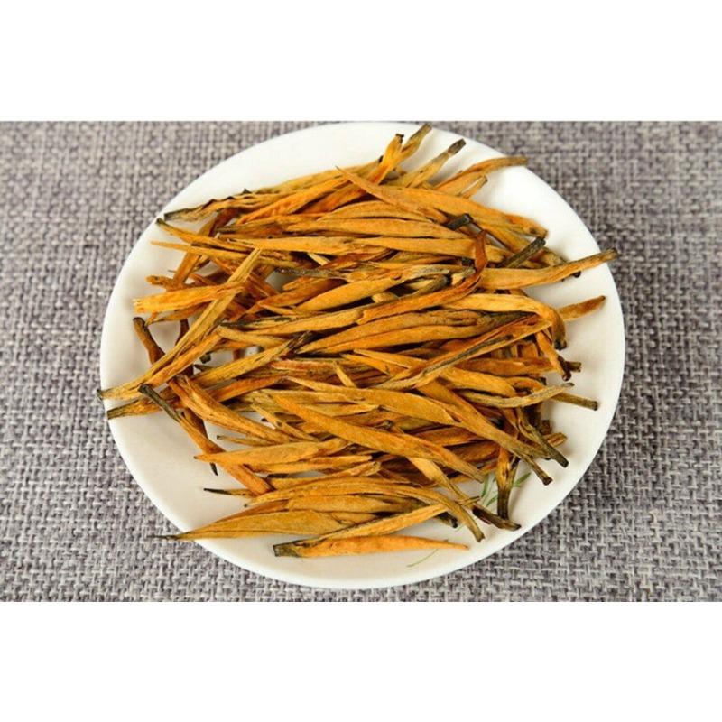 Yunnan DianHong Balck Tea Golden Needle Large Tree Golden Buds Black Tea 250g