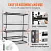 SucceBuy 5-Tier Adjustable 2000 lbs Storage Shelving Unit Heavy Garage Shelves Organizer Wire Rack for Kitchen Pantry Basement