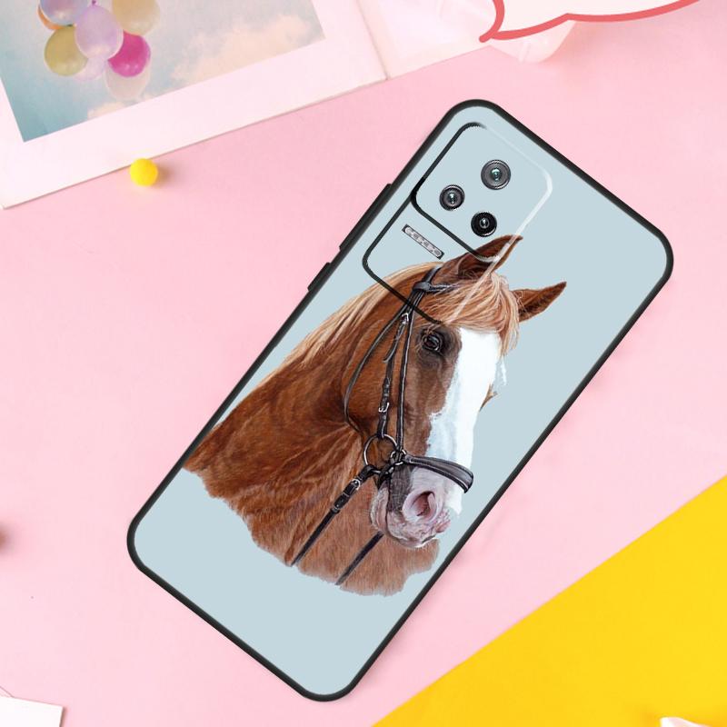 Чехол с рисунком Лошадь Пони для Xiaomi 13 14 Ultra 12 Lite 11T 12T 13T Pro POCO M6 Pro X6 X5 X3 F3 F5 M5s