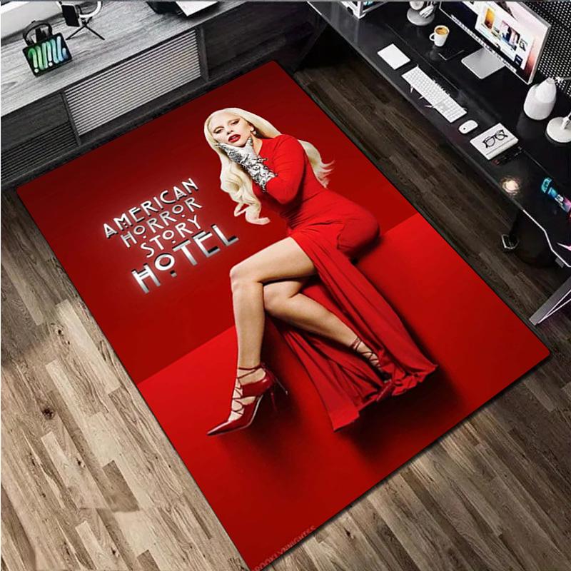 Lady Gaga Rug - Home carpet Office Decorative Carpet For Living Room Bedroom Door Mat Floor Rug Computer Chair Area Rug