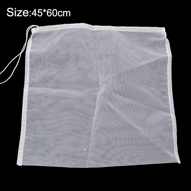 1 шт., 120 сеток, нейлоновый сетчатый фильтр-мешок, сито для сыра, чая, молока, многоразовый фильтр для закваски, кофе, кухонные инструменты, гаджеты, дуршлаги