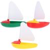 Sailing Boats for Kids Mini Boat Toys Sailboat Floating Row Swimming Pool Bulk Yacht Child Toy Boats Bathtub Toy Plastic Sailing Boats Toys