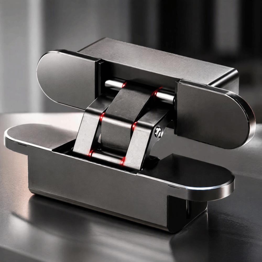 2pcs Zinc Alloy Invisible Door Hinges 180 Degree Adjustable Heavy Duty Door Hinges For Wooden Doors