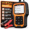 ANCEL BT410 12V Тестер автомобильного аккумулятора для свинцово-кислотных и литиевых аккумуляторов, 100-2000 CCA Автомобильный нагрузочный тестер аккумулятора Состояние системы запуска и зарядки