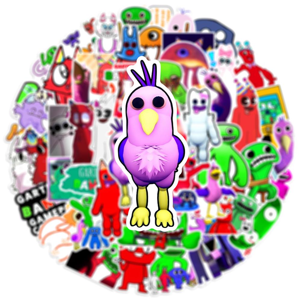 50 шт. Наклейки Garten of Banban для компьютера, скейтборда, ноутбука, бутылки для воды