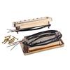 Ogdni Guitar Humbucker Pickup Set, Double Coil Neck and Bridge Pickup Replacement Parts for LP Electric Guitars (Gold)