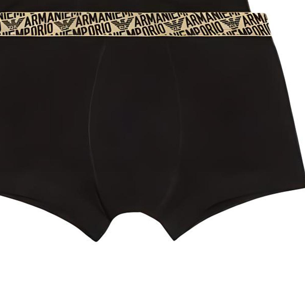 Emporio Armani Мужское нижнее белье с принтом логотипа, хлопок стрейч, 2 шт., FW24 111210-4F598-17020