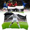 Printing Digital Football Bed Set Single Double King Duvet Cover Pillowcase