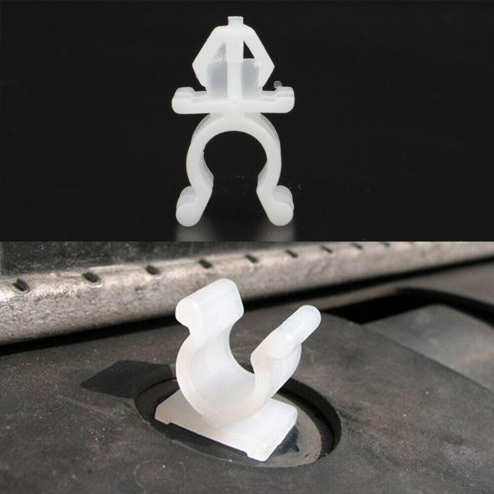 10x держатель стержня капота зажим для Nissan Pathfinder Navara Skyline X-Trail T30 автомобильные заклепки белый фиксатор детали салона автомобиля