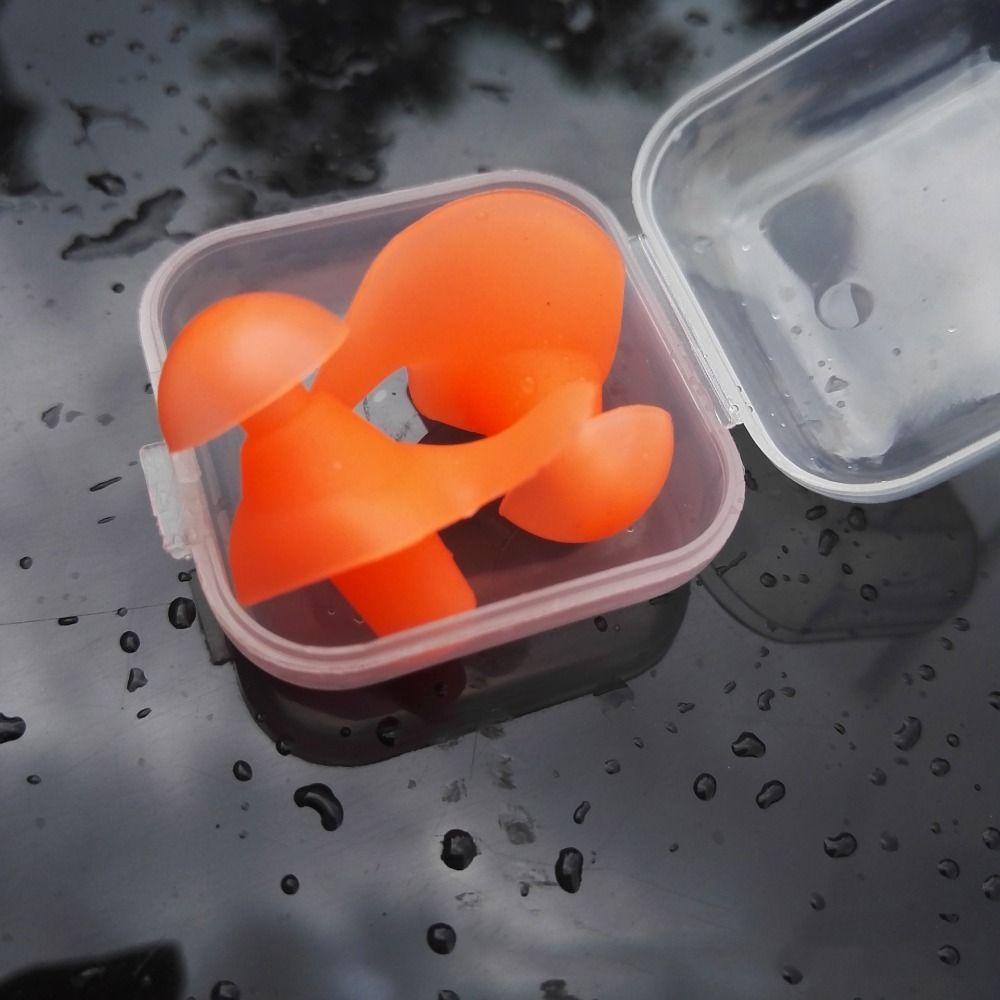 Silicone For Adult Swim Ear Plugs Swimming Silicone Earplugs Anti Noise Earplugs Swim Ear Plugs