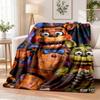 Five Nights at Freddy’s Flannel Throw Blanket Soft Warm Cozy For Sofa Bed Indoor Home Bedroom Use