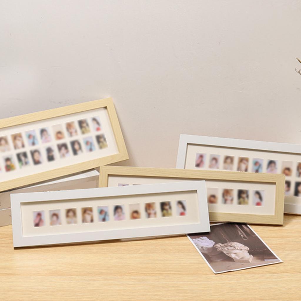 Picture Frame with Transparent Glass Display Tabletop Ornament for Home Decoration Photo Frame Standing