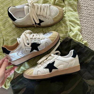 Уличные дышащие кроссовки на платформе, кеды с грязной звездой, женские, новые, для отдыха и спорта, в стиле ретро