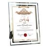 PARIS LOVER Photo Stand A4 Photo Frame Glass Poster Frame Stylish Award Frame Celebration Gift