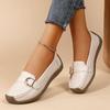 New Loafers Casual Women's Flat Shoes Soft Sole Soft Surface Mother Shoes Comfortable Large Size Bean Shoes Women