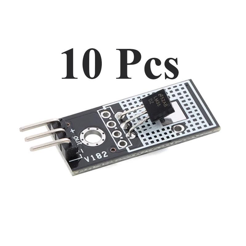 5~100Pcs LM35D LM35 Analog Temperature Detection Sensor Module Electronic Building Block DIY Accessory For Smart Vehicle Robot