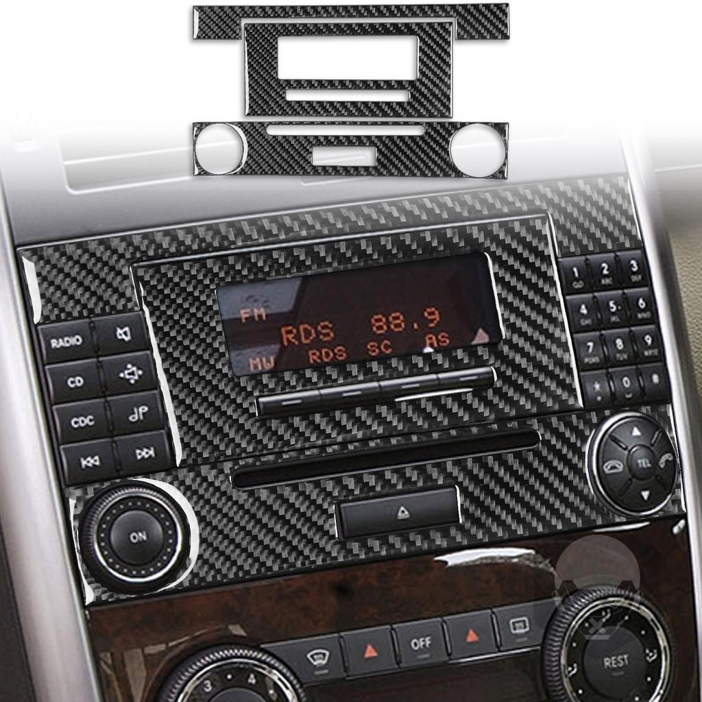 Gear Shift Instrument Reading Lamp Doors Handle Lift Panel Carbon Fiber Sticker Trim For Mercedes Benz B Class W245