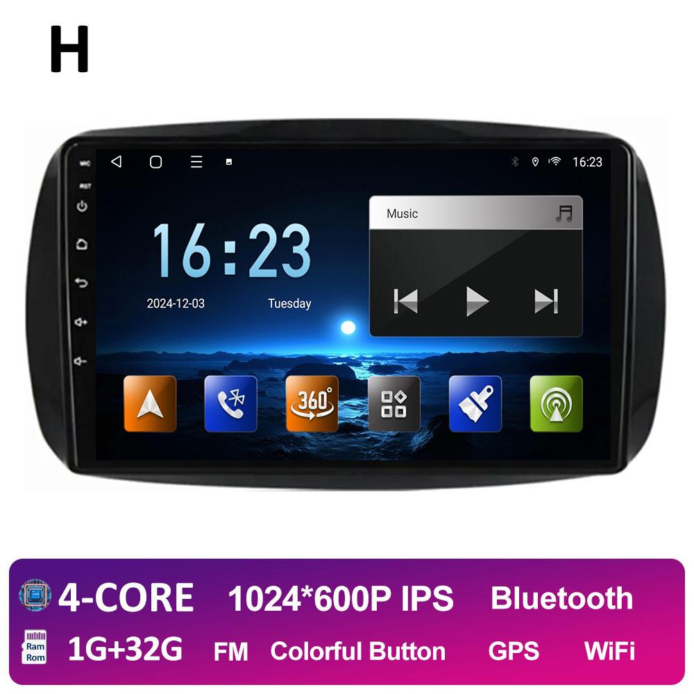 Автомобильное видео для Mercedes Benz Smart 453 Fortwo 2014 2015 2016 2017 - 2020 Радиоплеер Беспроводная навигация Carplay GPS Аксессуары