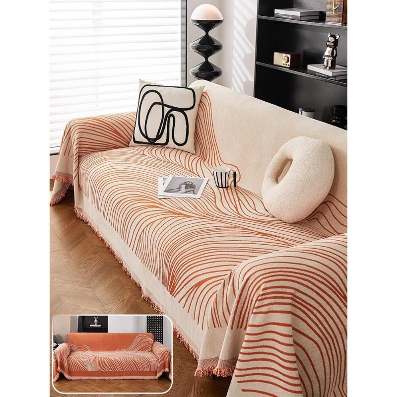 Чехол для дивана из синели, полотенце, универсальный универсальный чехол для дивана с защитой от царапин, универсальный нескользящий чехол для дивана Four Seasons