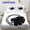 F.C. København Bedding Quilt Set Quilt Cover Pillowcase Home Decoration Birthday Gift (1 * duvet cover + 2 * pillowcase, without core)