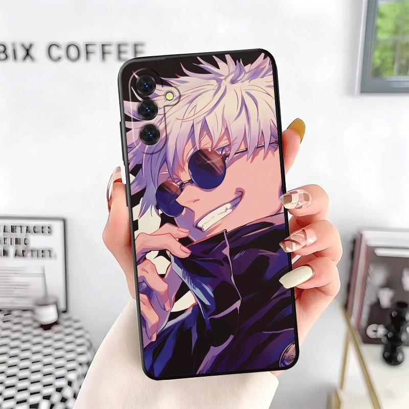 Anime Gojo Satoru JUJUSU Soft Phone Case for Samsung A17 A37 A57 A16 A26 A36 A56 A15 A25 A35 A55 A14 A24 A34 A54 A13 A23 A33 A53