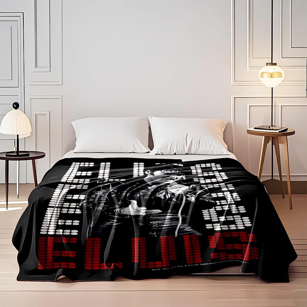 Rock Legend Tribute Blanket Design print blanket soft and cozy perfect for the living room bed sofa or a nap,gift