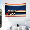 Hot Sale Moto Marquez Marc 93 Flag Polyester Digital Printing Banner For Garage Wall Art Out Door Decoration Car Club Tapestry