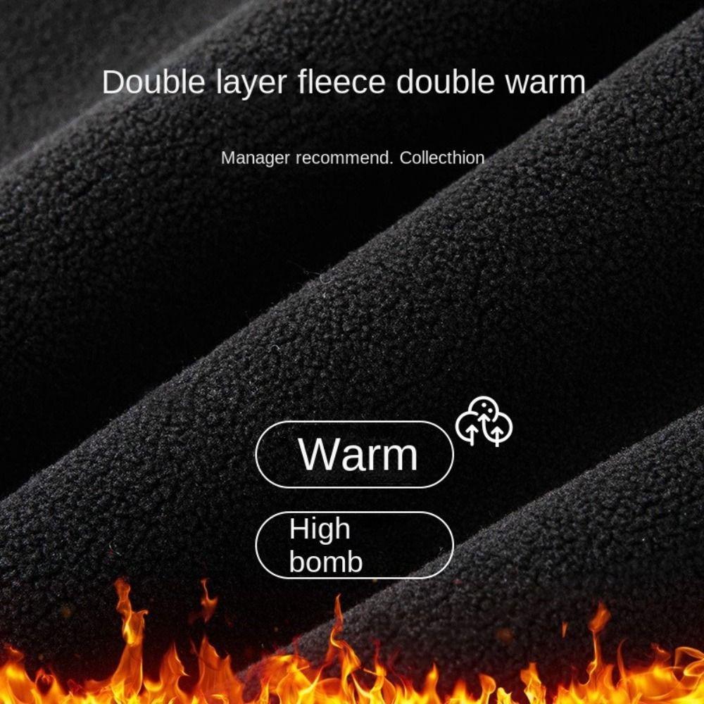 Velvet Sports Bandana Solid Color Neck Warmer Warm Neck Protection Neck Scarf  Men Women