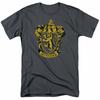 26 Harry Potter Gryffindor Crest T Shirt Mens Licensed Wizard Movie Tee Charcoal Unisex T-Shirt