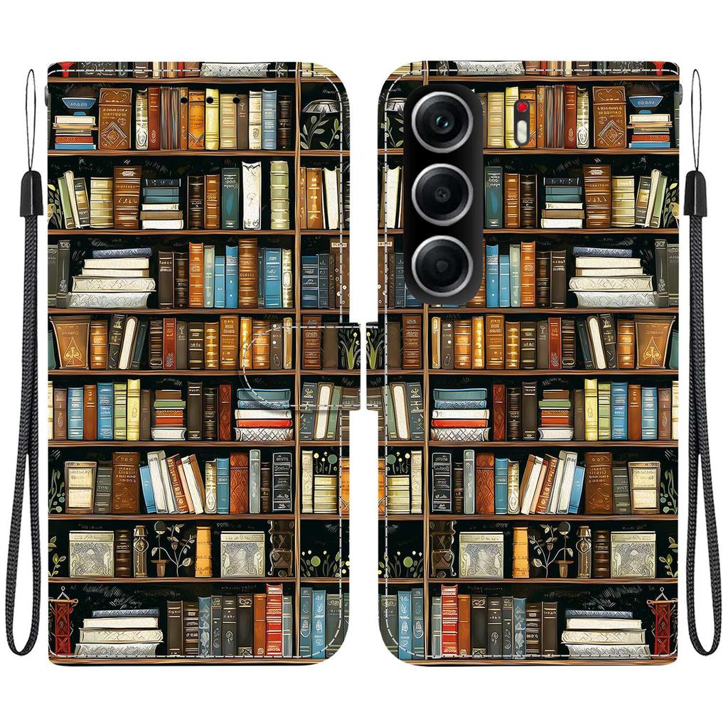 Чехол-книжка из искусственной кожи ручной работы для Tecno Camon 40, противоскользящая противоударная обложка с ремешком на запястье и дизайном в виде кошки с сердечком/розой