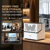 Корпус NAS I4C на 4 отсека Мини ITX Шасси для домашнего сервера SATA с горячей заменой 3,5 2,5-дюймовых HDD Поддержка FLEX PSU