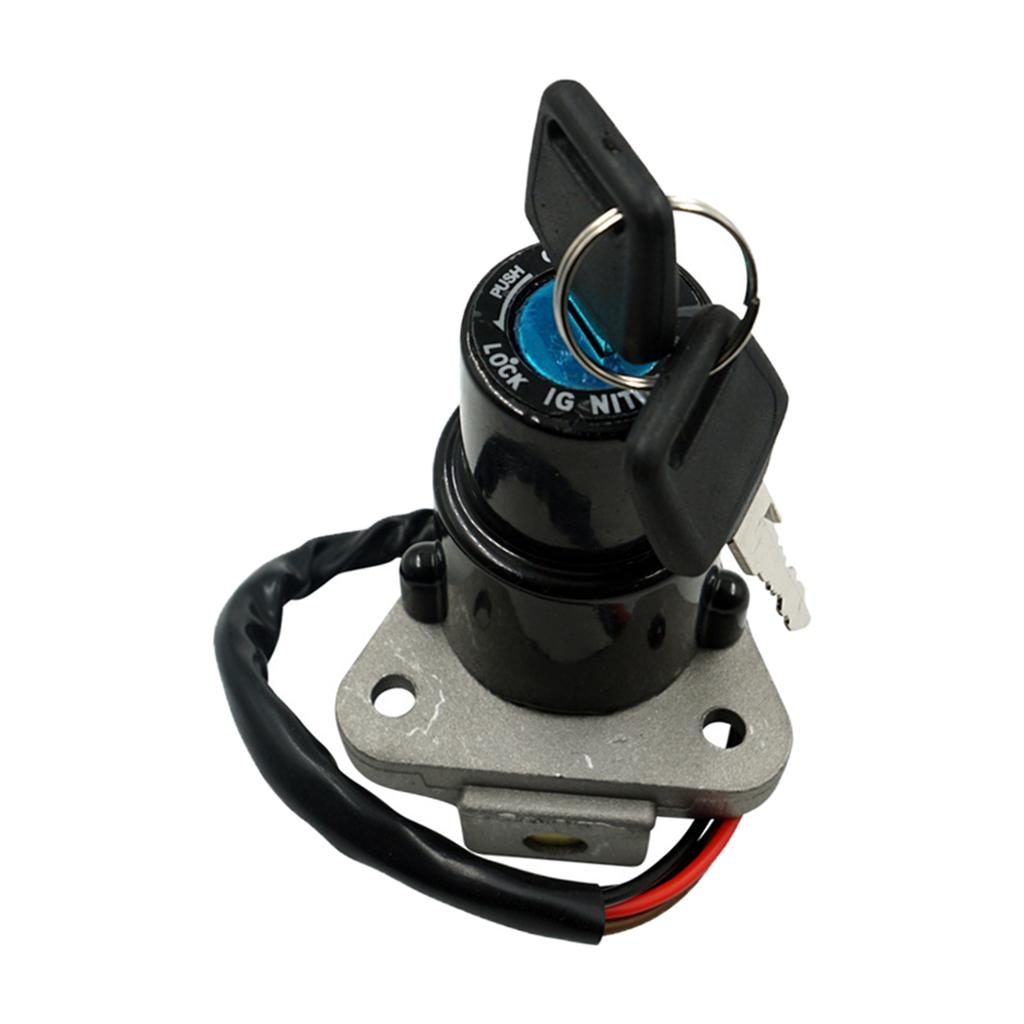 Универсальный мотоциклетный переключатель зажигания с ключом, электрический замок двери, подходит для Yamaha DT125 TW225 ATV, мотоаксессуары с проводом