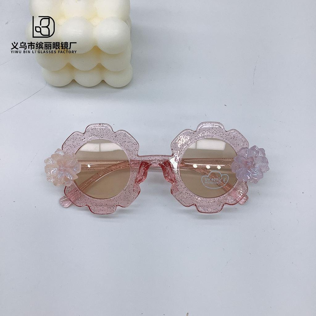 Fashion Diy Children'S Sunglasses Eye Protection Sun Protection Uv Protection Concave Shape Children'S Sunglasses Tide