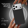 Роскошный магнитный чехол из углеродного волокна для iPhone 17 Pro Max 16 15 14, удобный захват, ударопрочный, легкий, деловой чехол