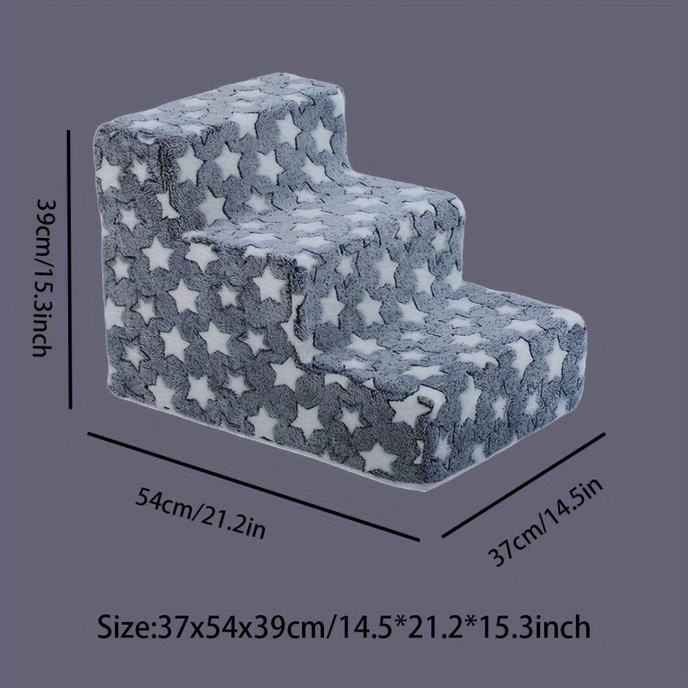 Безопасные ступеньки для домашних животных | Обеспечьте лестницы для собак высотой 3/4 ступеньки и пандусы для диванов-кроватей для травмированных, пожилых и уязвимых собак и кошек | Нескользящие, съемные для чистки