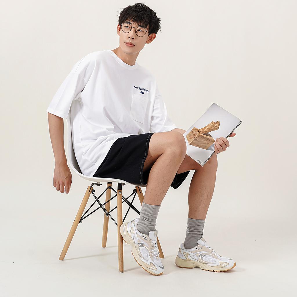 New Balance 725 Bone Metallic Silver Unisex Sneakers White ML725T