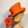 Women Men Asymmetric Top Wool Fedora Hat Magician Steampunk Cosplay Punk Party Caps Retro Fashion Ribbon Top Hat Dropshipping