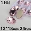 YHB T223 Светло-розовый Галактический Лимонный Камень Кристалл AB Швейные Камни Flatback Пришиваемые Стразы для Одежды Одежды Сумок