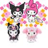 Очаровательное платье с цветочным принтом Куроми, плюшевая вешалка Sanrio, новый японский стиль, коллекционное