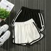 Women Striped Casual Shorts Korean Harajuku Loose Sports Summer Fashion Yoga Thin Short