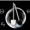 1pc  Japanese Minimalist Toilet Brush |   Stainless Steel Brush Head Premium Bathroom Cleaning Tool