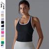 Nessaj женский без рукавов жилет для фитнеса тренажерный зал йога спортивный майка дышащий жилет для бега